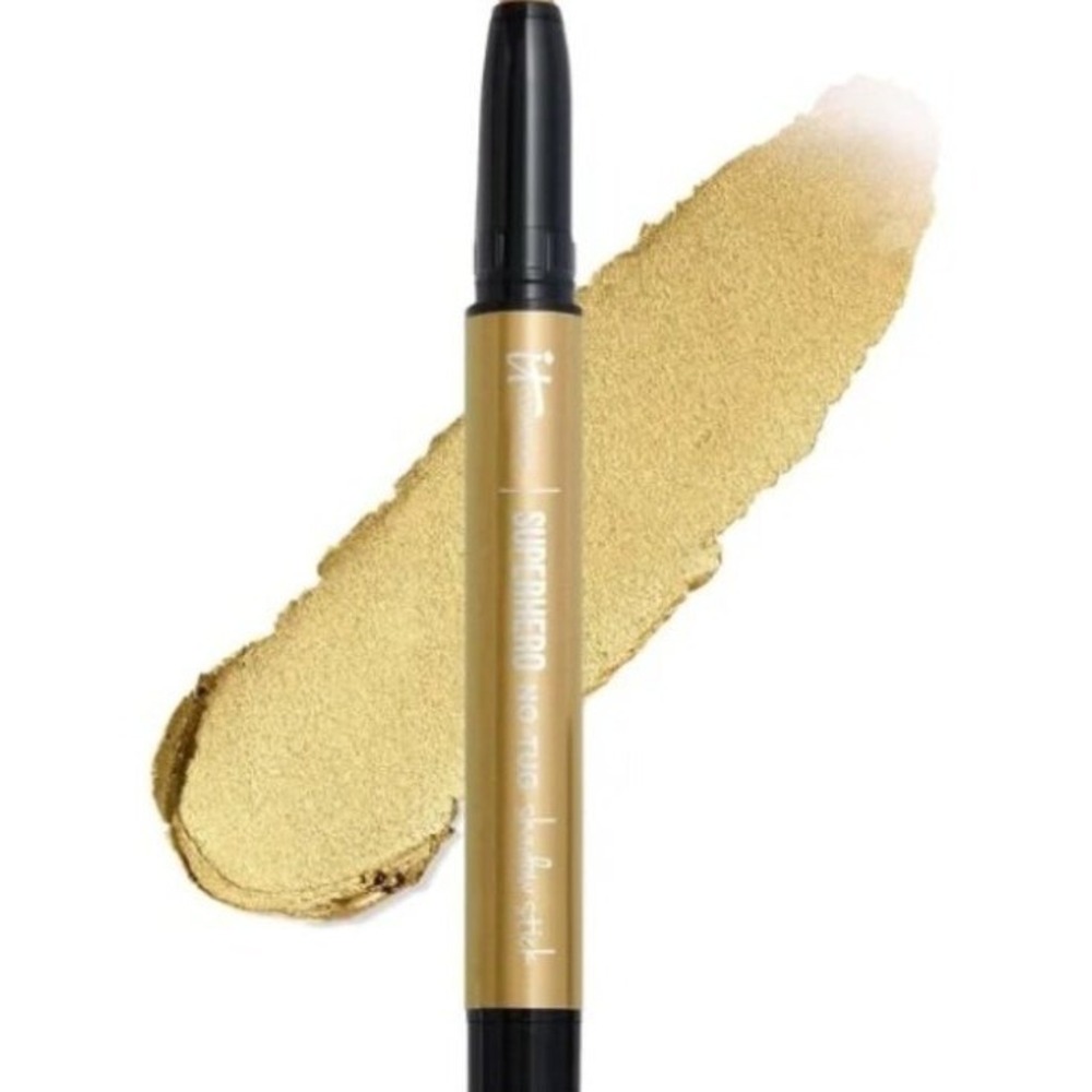 IT Cosmetics Superhero No-Tug Eyeshadow Stick Gallant Gold 0.05 oz